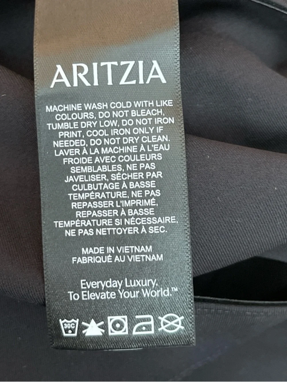 Aritzia Hi-Rise Black Leggings